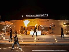 Alma Resort’s New Street-Style Venue Pays Tribute to Vietnam’s Vibrant Sidewalk Culture Alma Amphitheater fire twirlers and flair tenders