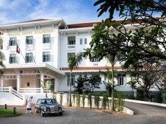 Raffles Grand Hotel d’Angkor Reopens to the World Raffles Grand Hotel d'Angkor's gravel driveway