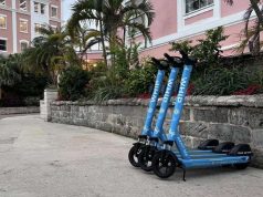 Bermuda leads island getaway travel options with modern new micro mobility service Whip Rideshare Whip Rideshare scooters