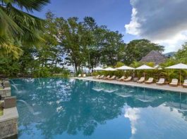 swimming pool at Story Seychelles Resort