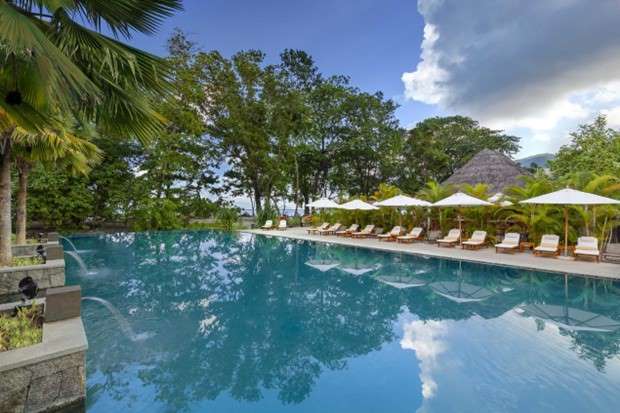 swimming pool at Story Seychelles Resort