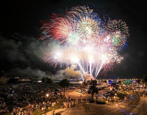 Celebrating Summer on Florida’s Historic Coast! fireworks in Florida