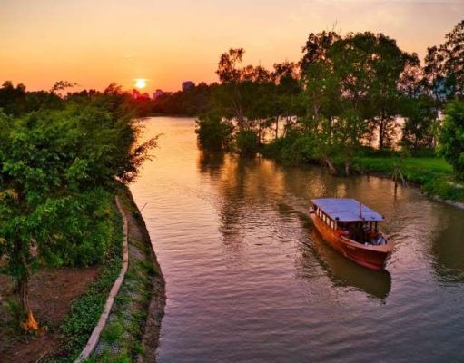 New Experiences for International Travelers Returning to Vietnam sunset cruise in the Mekong Delta at Azerai Can Tho