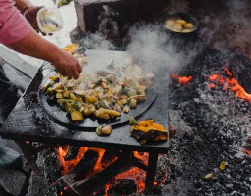 The Ultimate Open-Fire Cooking Experience in the Scottish Highlands open fire cooking