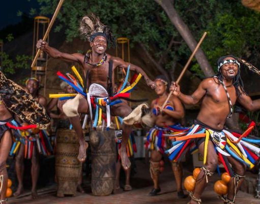 Enjoy a true Zambian dining tradition, a boma dinner at Mukuni Boma African restaurant at Avani Victoria Falls Resort Zambian dining tradition, a boma dinner at Mukuni Boma African restaurant