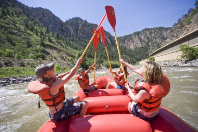 rafting on the Colorado River
