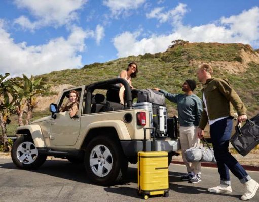 NEW LUGGAGE BY SAMSARA DESIGNED TO COUNTER LOST LUGGAGE WOES Smart by Samsara Luggage