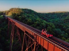 Explore the Railroad like never before with Boone & Scenic Valley Railroad pedal-assisted railbikes