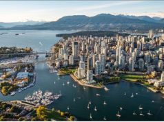 MICHELIN and Destination Vancouver announce the MICHELIN® Guide Vancouver arial photo of Vancouver
