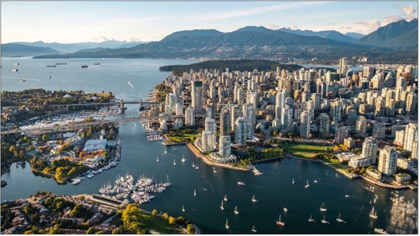 arial photo of Vancouver