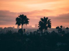 4 Essential Spots in the United States Los Angeles skyline at sunset