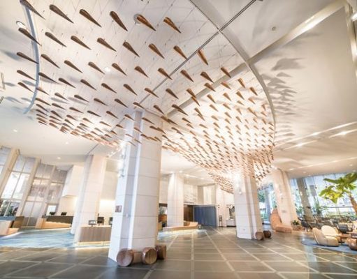 Artful Escape at Honolulu’s Crown Jewel, Prince Waikiki Lobby at Prince Waikiki hotel