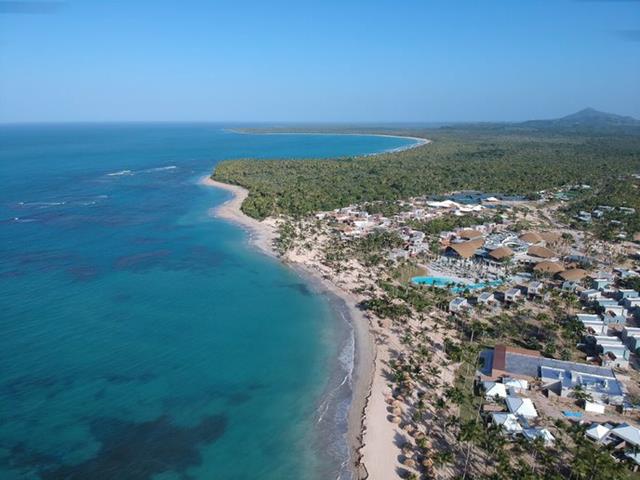 Aerial view of Club Med
