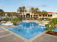 10 Hotels for Tropical Fall Travel Poolside at Marriot hotel