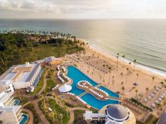 The Highly Anticipated Nick Jr. Friends Event Returns To Nickelodeon Hotels & Resorts Punta Cana Aerial shot of hotel