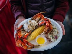 21st Annual Dungeness Crab & Seafood Festival is Back a plate of Dungeness Crab & Seafood