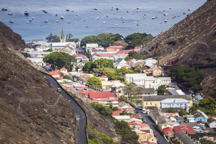 overhead view of Mantis St Helena Hotel 