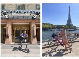 Ebikes and Scooters Available at Fauchon L'Hotel Paris
