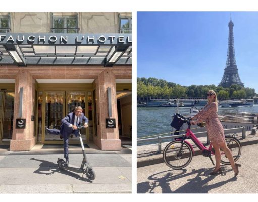 EXPLORE PARIS – On An Electric Bike Or Scooter Ebikes and Scooters Available at Fauchon L'Hotel Paris