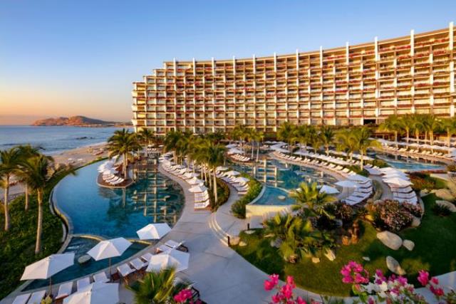 Grand Velas Los Cabos hotel overhead view