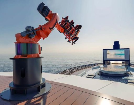 Introducing Robotron – The Ultimate Amusement Ride Exclusively On Board Msc Seascape Launching This December ROBOTRON Ride on cruise