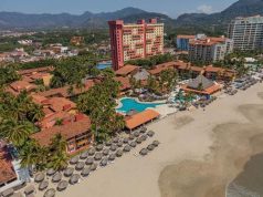 The Day of the Dead Vacation in Mexico Holiday Inn Resort in Ixtapa Aerial View