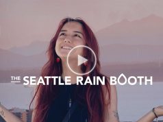 Traveling ‘Kissing in the Rain’ Booth Surprises Warm-Weather Cities with the Magic and Romance of a Rainy Seattle Day