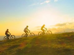 Exodus Travels Invites Guests to Electrify Their Rides Three men riding bikes