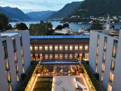 Ride into Autumn with Hilton Lake Como’s New Geared-Up Getaways Aerial view of Hilton hotel