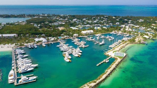 Aerial view of fishing spot 