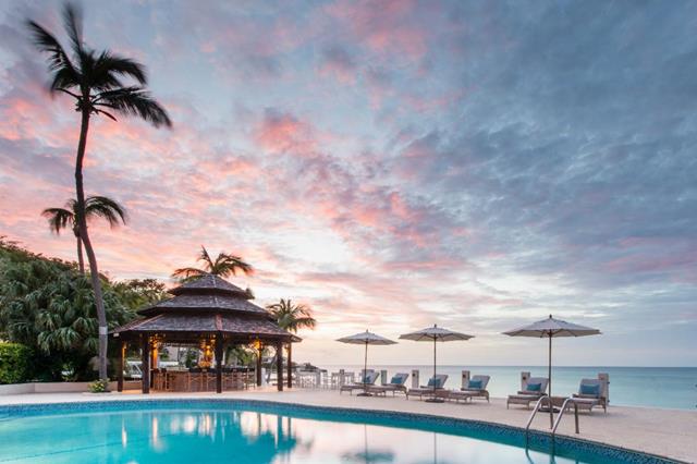 Resort poolside photo