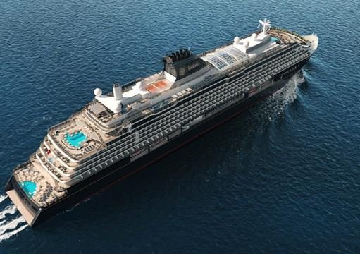 Explora Journeys new Culinary Offerings Aerial view of cruise ship