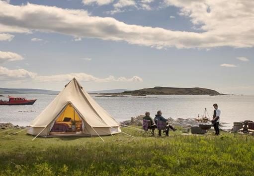Wilderness Scotland & Wilderness Ireland Unveil “Ungoogleable” Luxury Travel Experiences Outdoor teepee at resort