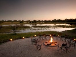 Dine in the Delta at Okavango Explorers Camp