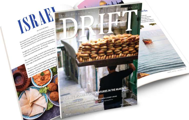 cover of the new DRIFT travel magazine fall issue