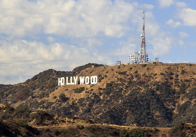 Hollywood sign in L.A.