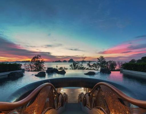 Banyan Tree Group Celebrates Anniversary with inaugural “Live Well, Travel Well” Campaign Water patio and stairs