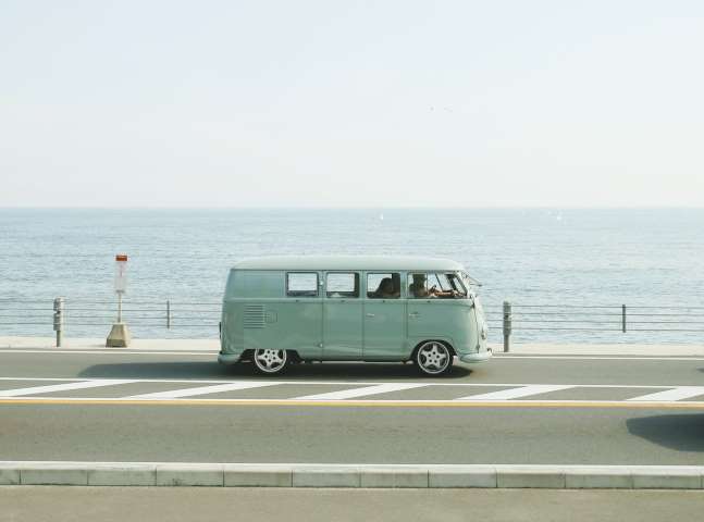 van life by the ocean