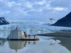 Sleep in a Glass Igloo Frozen into a Glacier in a Private Iceland Holiday Private Glacial Lagoon Adventure