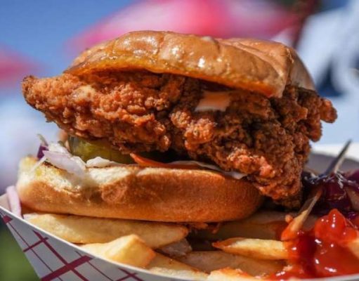 National Fried Chicken Festival on the New Orleans Lakefront Fried Chicken Festival Sandwich