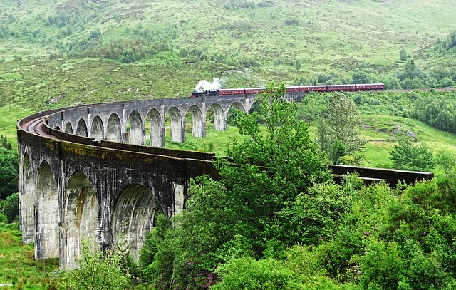 Viaduct Train Bridge Railroad