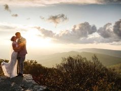 Saying ‘I Do’ and Feeling on Top of the World at Mountain Lake Lodge in Virginia’s Blue Ridge Mountains Getting married atop spectacular Bald Knob, Pembroke, VA.