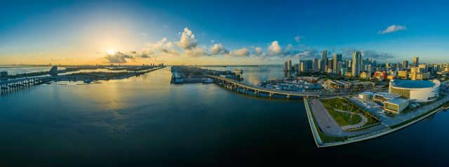 Panorama Miami City Skyline