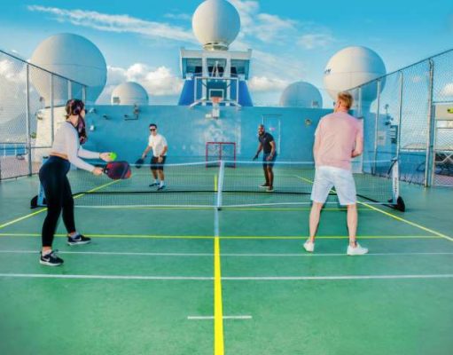 Celebrity Cruises Now Offering Pickleball Onboard
