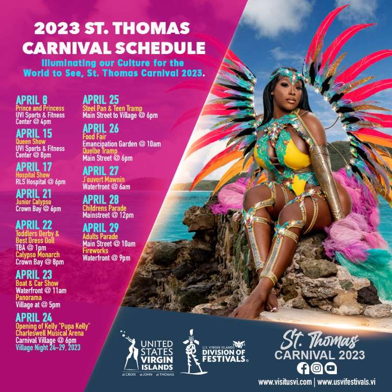 Enjoy Carnival in Paradise on St. Thomas U.S. Virgin Islands