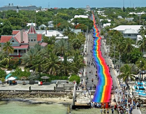 Key West Pride to Mark Sea-to-Sea Rainbow Flag’s 20th Birthday June 7-11