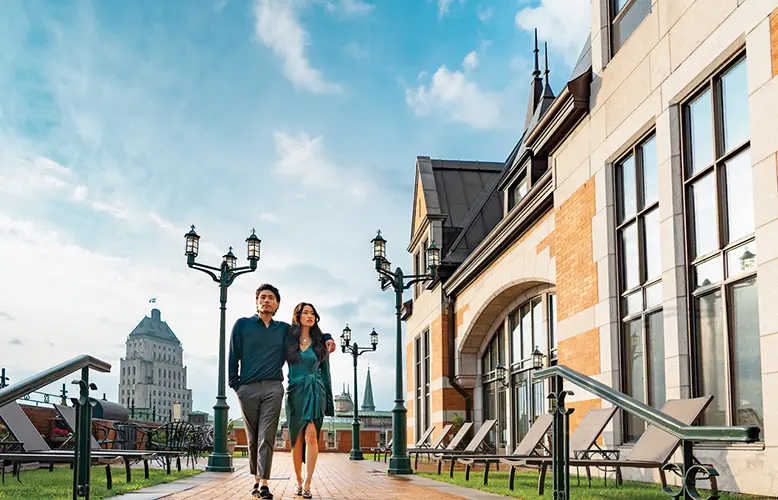 Treat yourself to the unparalleled comfort of Fairmont Le Château Frontenac