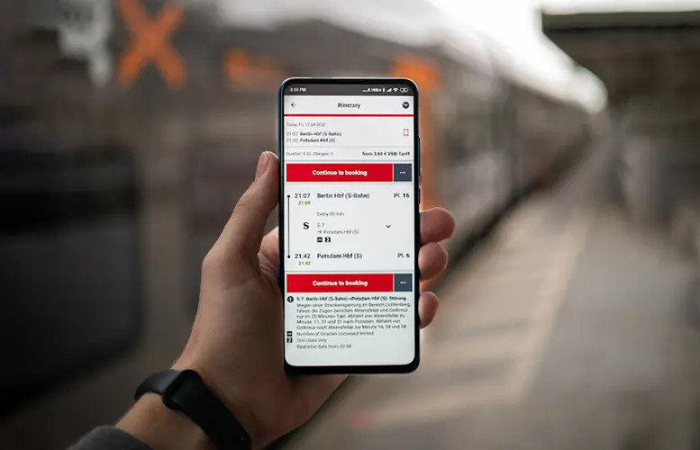 purchasing rail tickets online with Rail Online