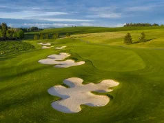 Circling Raven Championship to Showcase the World’s Best Young Female Golfers Aerial of split fairway 4th hole at Circling Raven