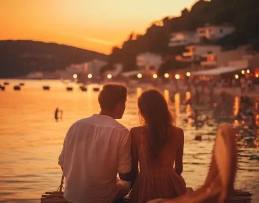 Elopements Abroad: Romantic Honeymoons to Satisfy Your Wanderlust couple enjoying a Romantic Honeymoon